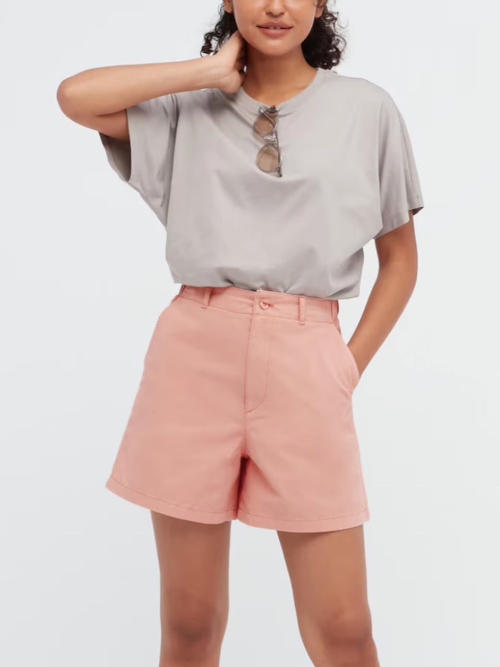 UNIQLO CHINO SHORTS PINK - SMALL